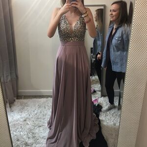 NWT Embellished Formal Evening Gown Dress
